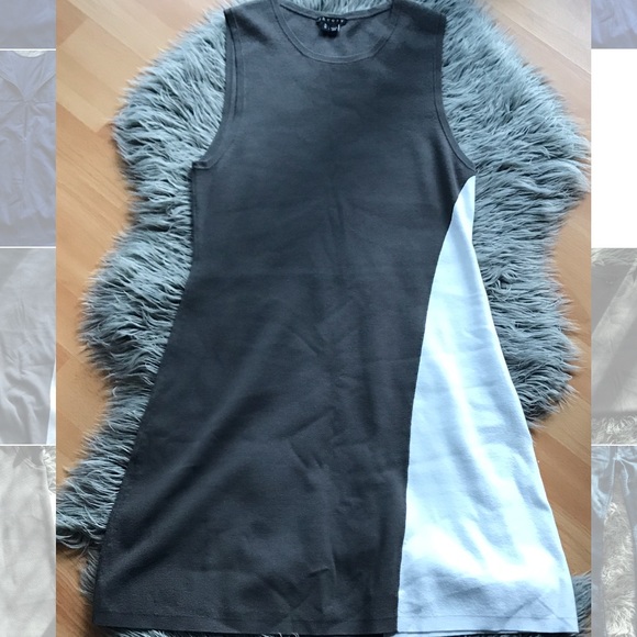 SALE💥 {Theory} Color Block Flare Dress - Picture 1 of 6